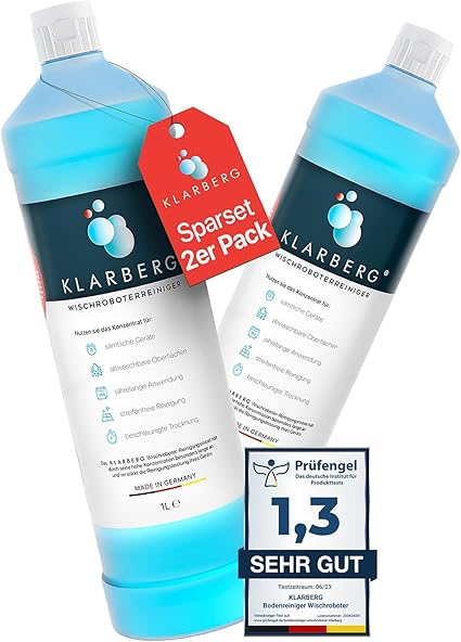 KLARBERG® 2x1L Bodenreiniger Wischroboter